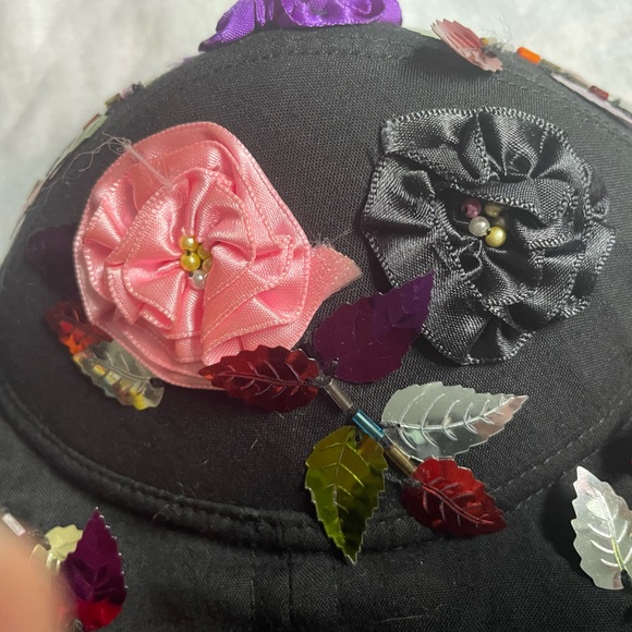 Vintage Corset with Flower Embellishments - Picture 8 of 13